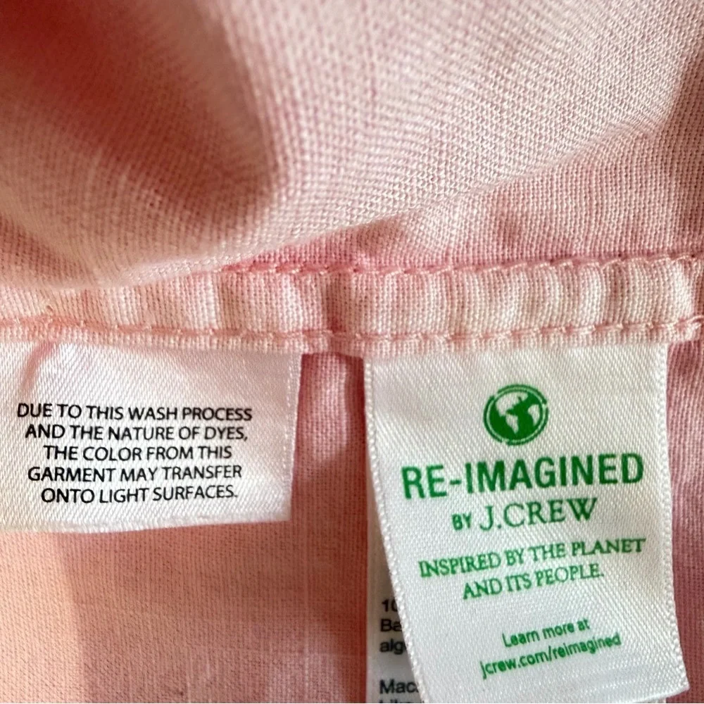 New! J. Crew Garment-dyed chambray shirt Pink 16 - 23884